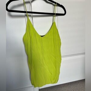 Neon green tank
